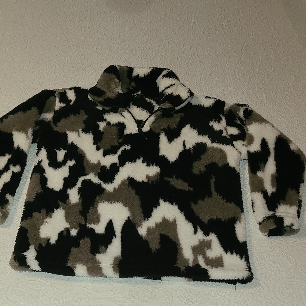 Eddie Bauer Women Camouflage Teddy Jacket